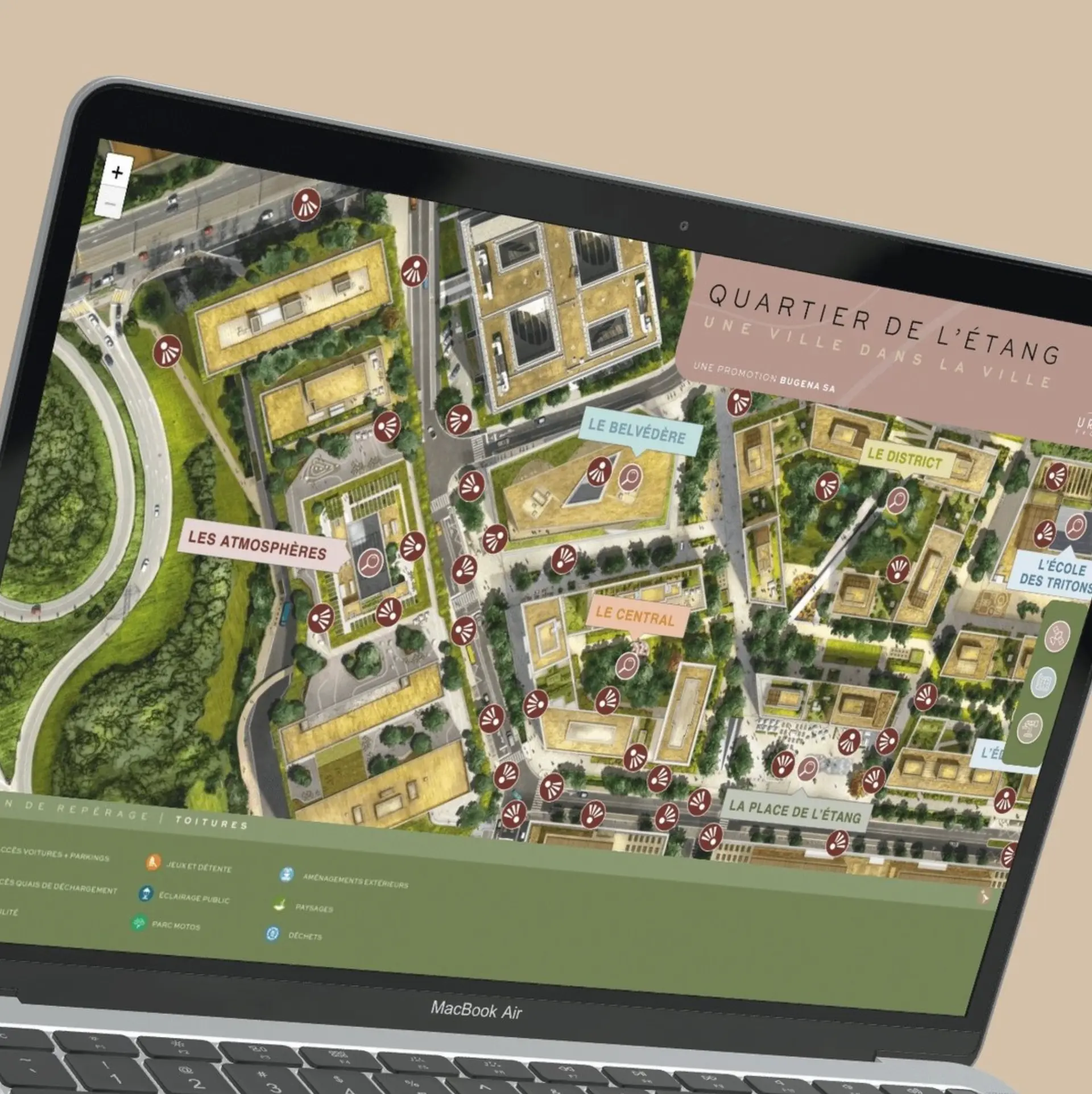 Quartier de l'Etang: Digitalisation de la brochure de présentation du Quartier de l'Etang (Canton de Genève)